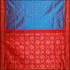 Pochampally Saree  Peacockblue and Maroon KSH-9 - Click here to View more details about this Product